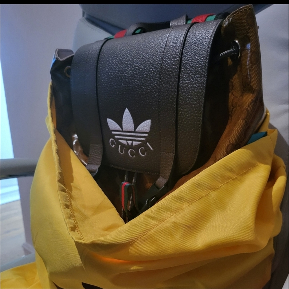 Authentic Addidas x Gucci Backpack - Picture 7 of 14